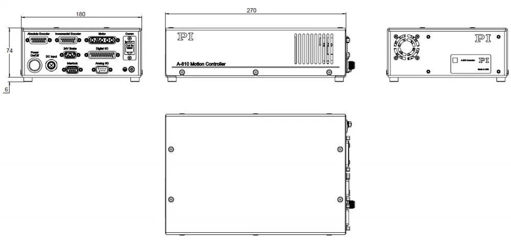A-811.CED0x, dimensions in mm. Note that a comma is used in the drawings instead of a decimal point.