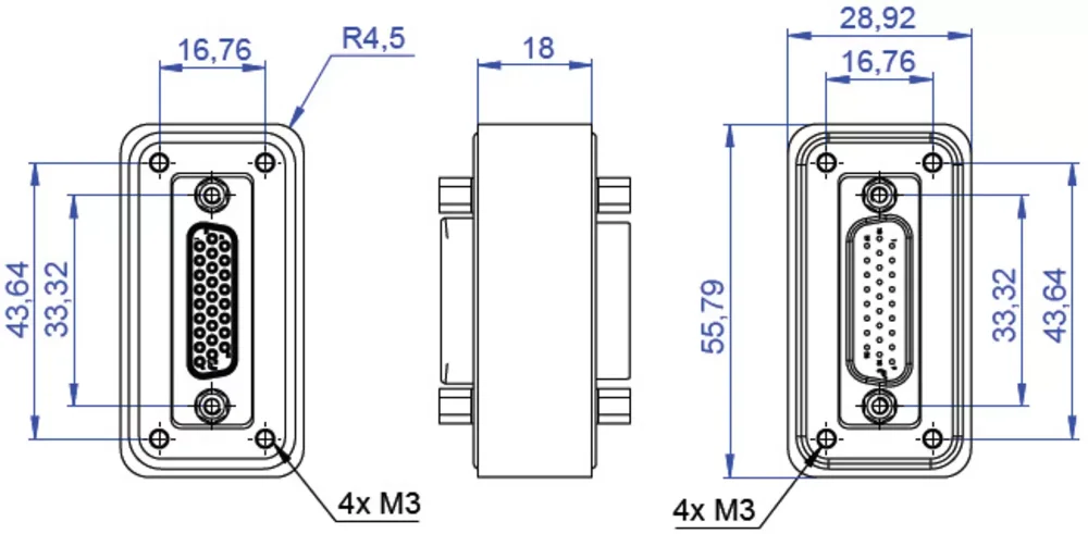 C-815.VF26, dimensions in mm