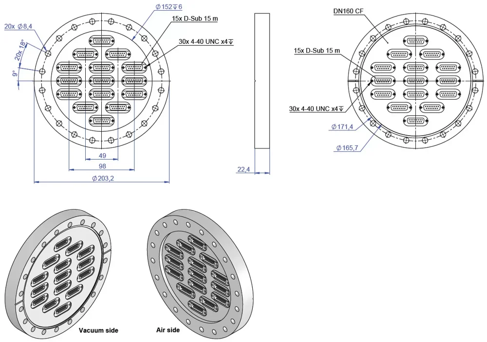 C-815.VFU15, dimensions in mm