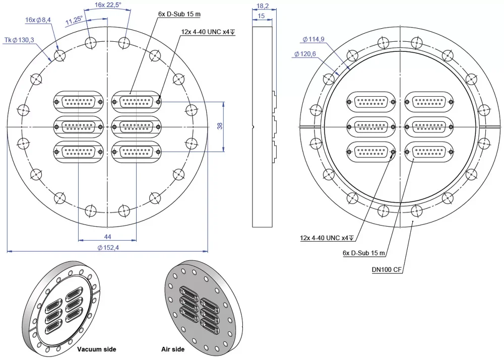 C-815.VFU6, dimensions in mm