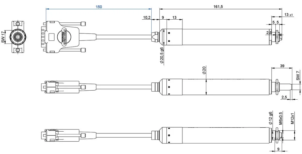 L-220.02A200V6, dimensions in mm
