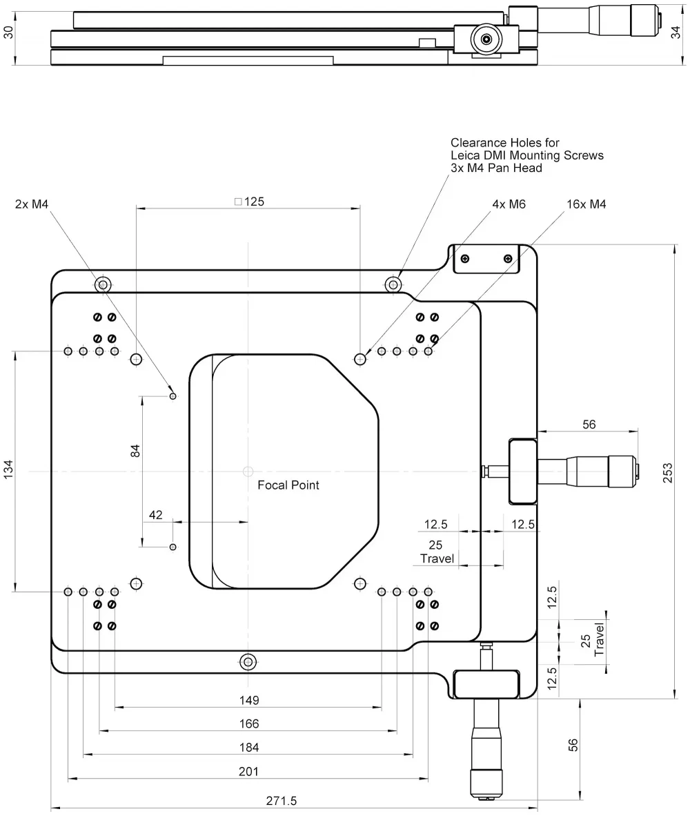 M-545.2ML: dimensions in mm